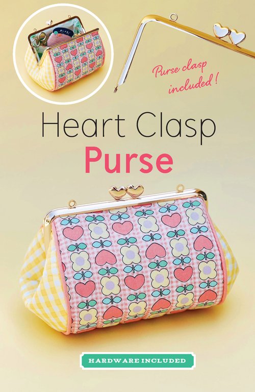 Heart Clasp Purse Pattern from Zakka Workshop