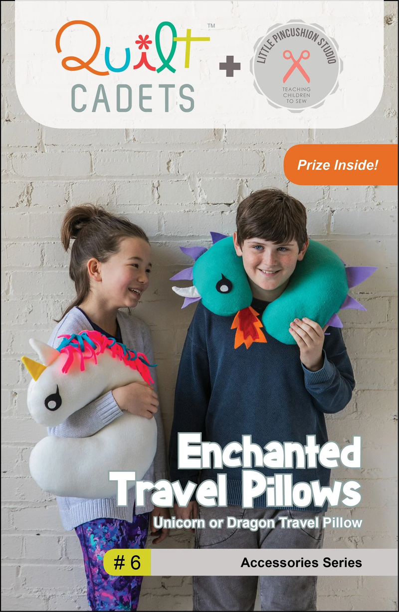 Enchanted Travel Pillows from Quilt Cadets/Little Pincushion Studio