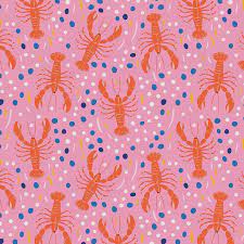 Lobster Mania from Under the Sea by Mable Tan, PBS Fabrics
