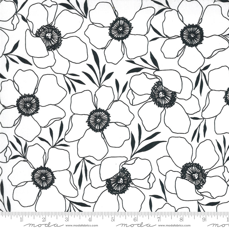 PAPER Moody Florals from Illustrations by Alli K Design, Moda