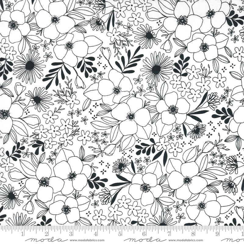 PAPER Wild Flowers from Illustrations by Alli K Design, Moda