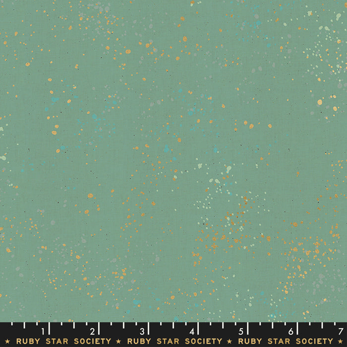 SOFT AQUA Speckled Metallic from Rashida Coleman-Hale, Ruby Star