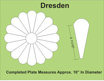 Dresden Plate EPP Set from Paper Pieces