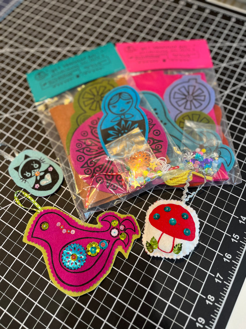 DIY Ornament Kit by XO Stitches Stitch Club
