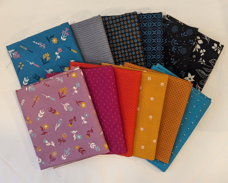 JEWELS 12 Fat Quarter Bundle Ruby Star Society