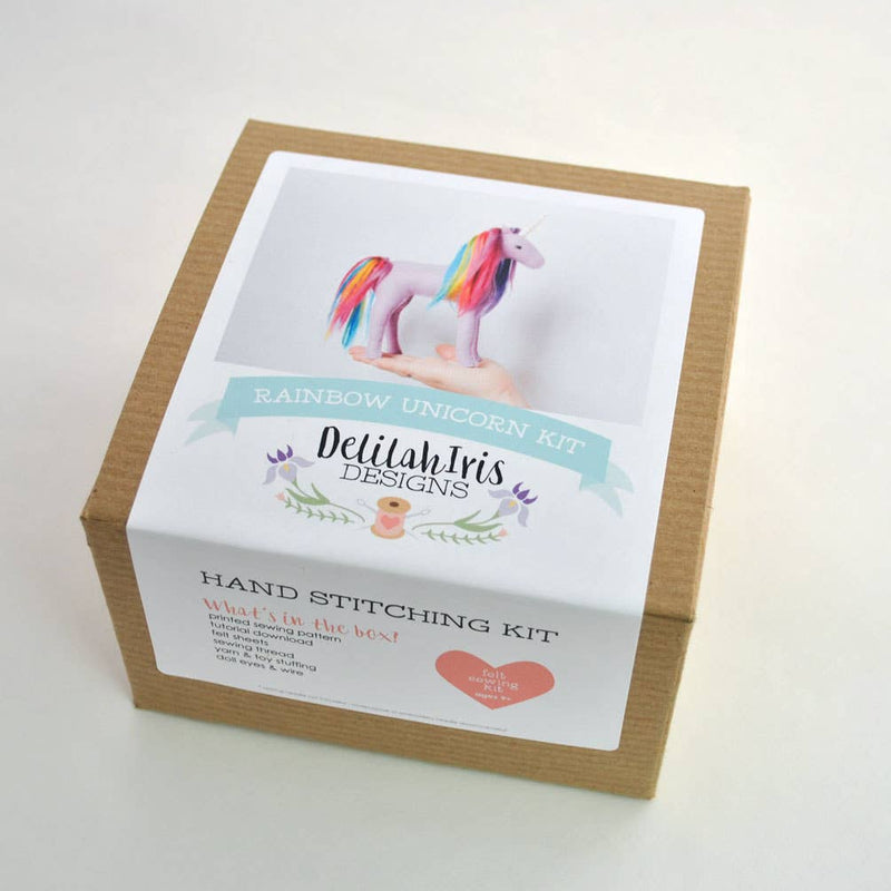 Unicorn Stuffed Animal Sewing Kit from DelilahIris Designs