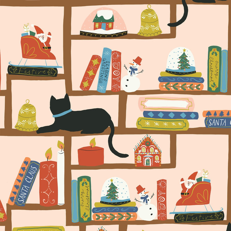 CHRISTMAS SHELVES from Tinsel Time! by Louise Cunningham, Cloud9 Organic Cotton