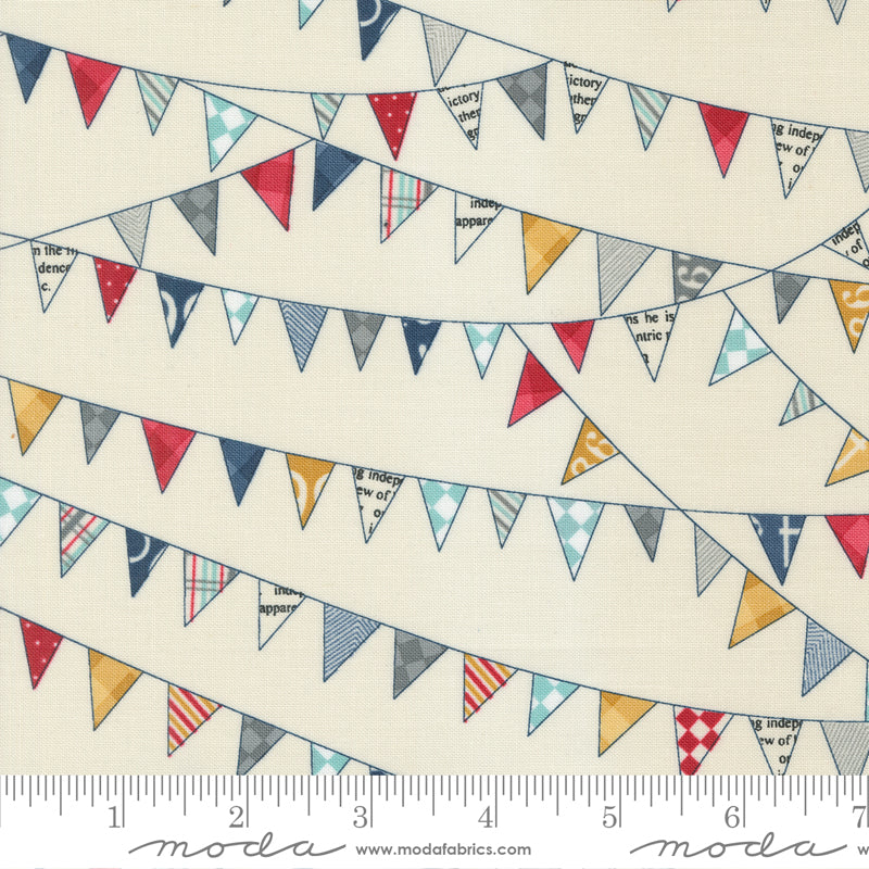 CREAM Bunting, Vintage from Sweetwater, Moda