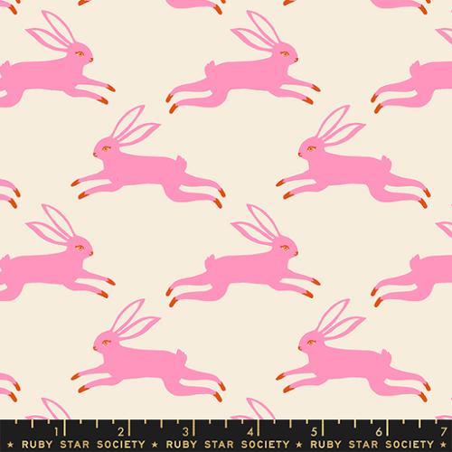 FLAMINGO Bunny Run, Backyard by Sarah Watts, Ruby Star Society
