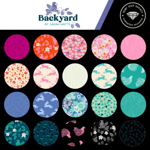 5" Charm Pack of Backyard by Sarah Watts for Ruby Star Society Fabrics