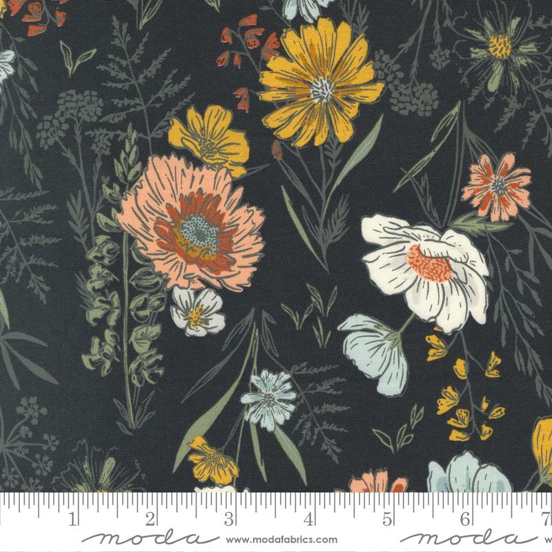 CHARCOAL Wonder from Woodland Wildflowers by Fancy That Design House