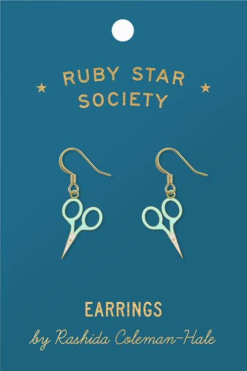 Scissor Earrings by Rashida Coleman-Hale for Ruby Star Society