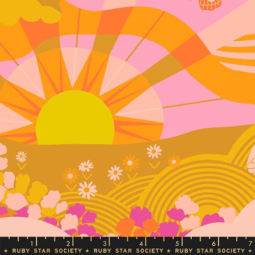 BUTTERCUP Hello Sunshine Panel From Rise and Shine by Melody Miller for Ruby Star Society