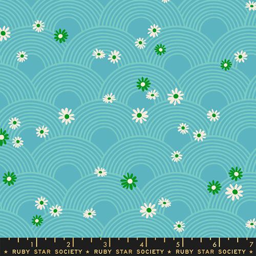 TURQUOISE Meadow From Rise and Shine by Melody Miller for Ruby Star Society