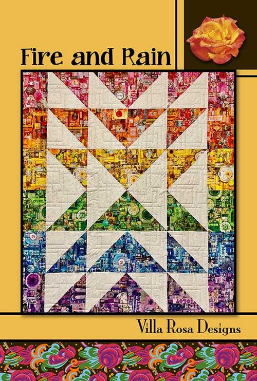 Fire and Rain Quilt Pattern by Villa Rosa Designs
