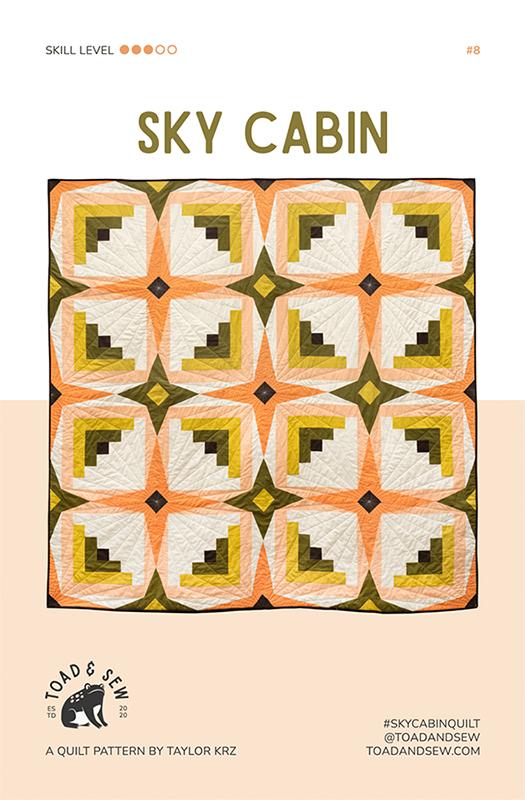 Sky Cabin Quilt Pattern from Toad & Sew