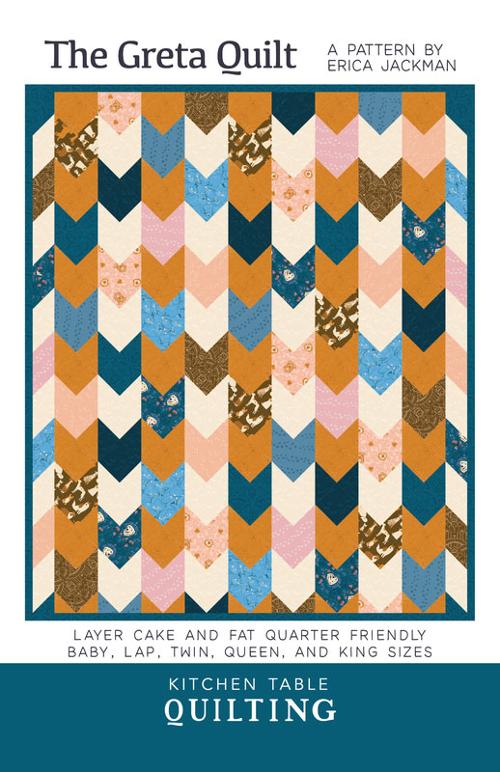 The Greta Quilt Pattern by Kitchen Table Quilts