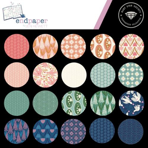 Fat Quarter Bundle of Endpaper by Jen Hewett for Ruby Star Society