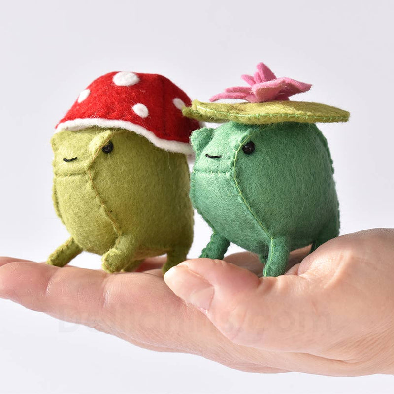 Frog DIY Stuffed Animal Sewing Kit from DelilahIris Designs