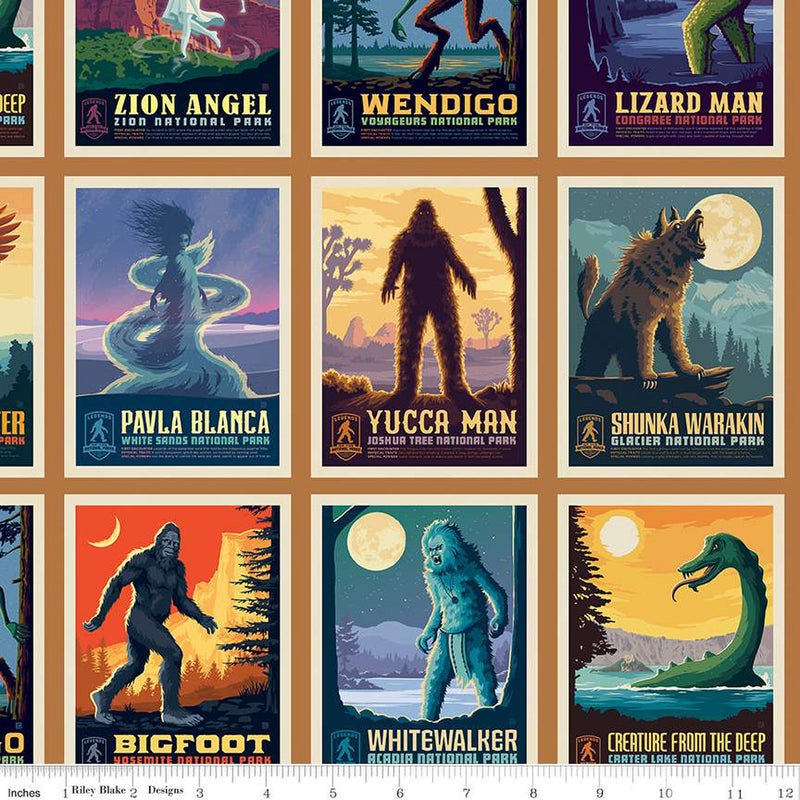 SIENNA Postcards, Legends of the National Parks by Anderson Design Group for Riley Blake Designs