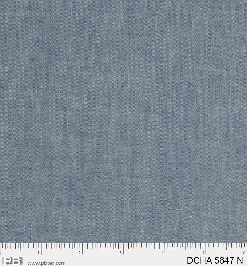 DENIM Dreamweaver Chambray by P&B Textiles