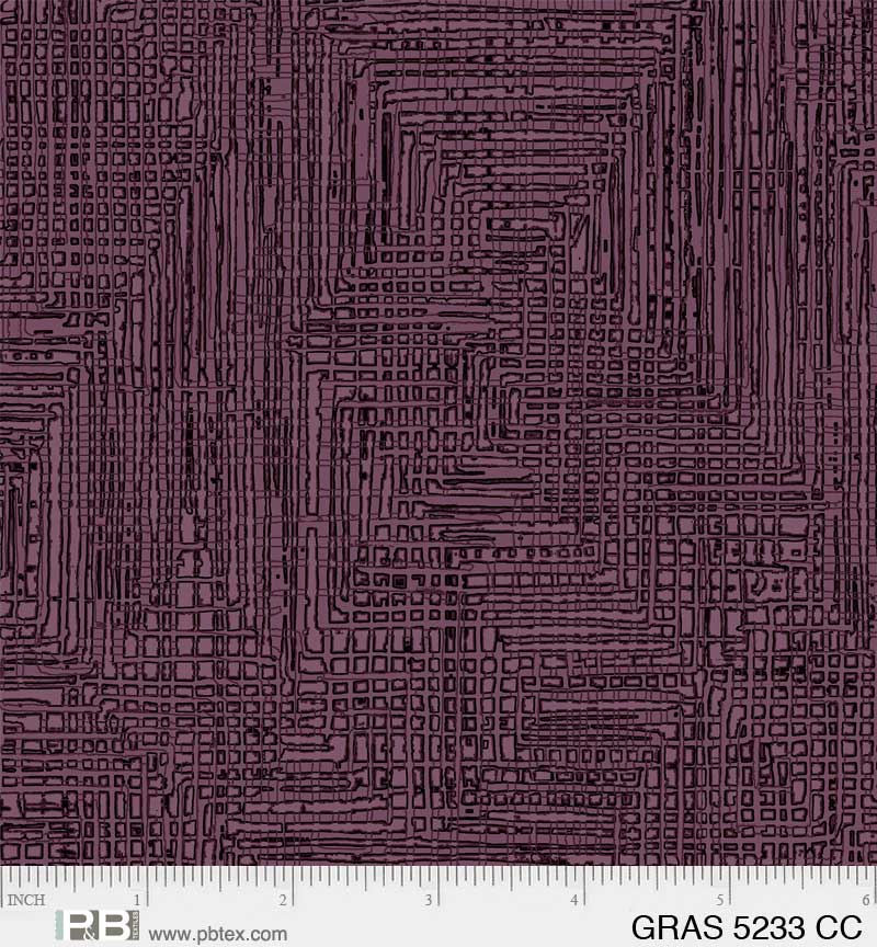 PURPLE Grasscloth Grass Roots from P&B Textiles