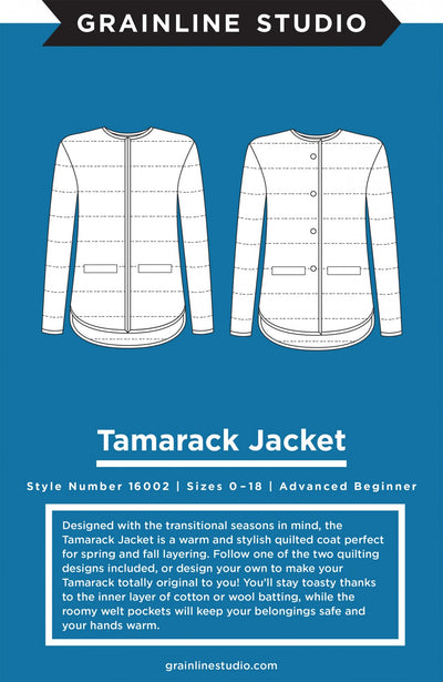 Tamarack Jacket Pattern from Grainline Studio