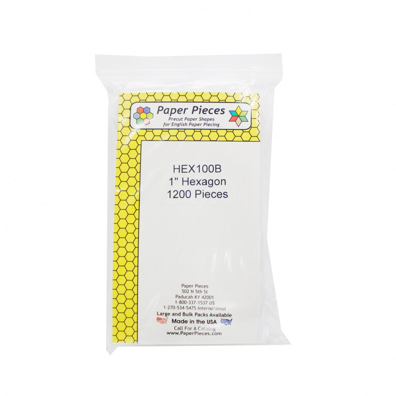 1" Hexagon Papers for EPP
