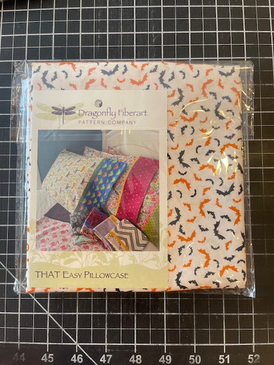 Halloween pillowcase kit, fabric and pattern included