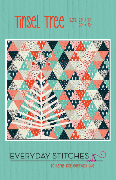 Tinsel Tree Quilt Pattern from Everyday Stitches
