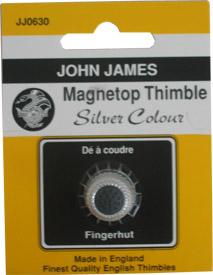 Magnatop Thimble Medium Silver from John James Needles