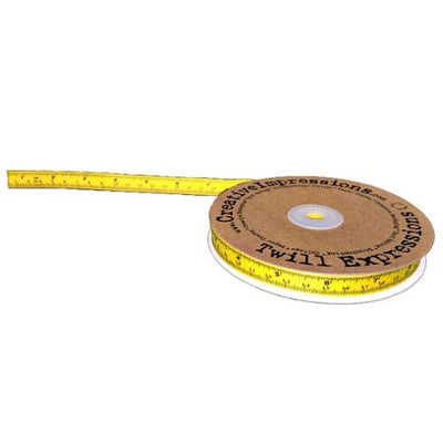 Tape Measure Twill Ribbon