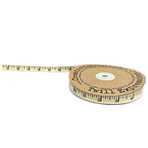 Tape Measure Twill Ribbon