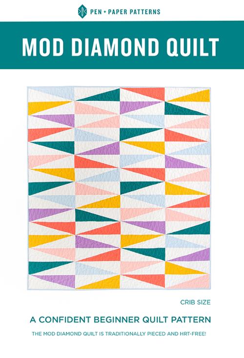 Mod Diamond Quilt Pattern by Pen + Paper Patterns
