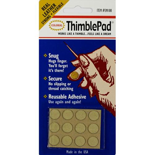 Thimble Pads Real Leather 12ct.