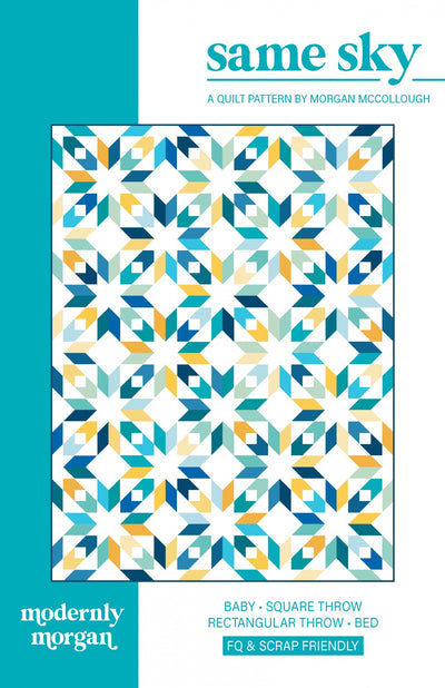 Same Sky Quilt Pattern from Modernly Morgan