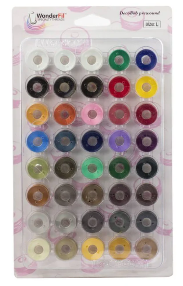 Decobob prewound bobbins 36 count