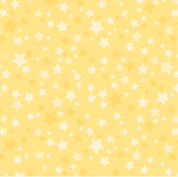 YELLOW Stars, Playtime Flannel from Maywood Studio