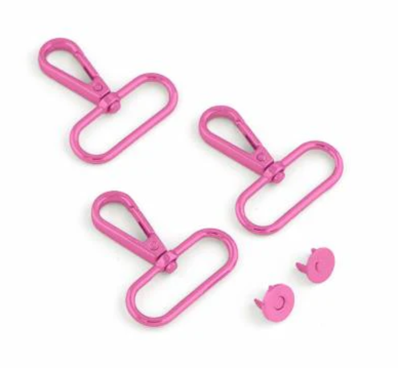 Sallie Tomato Tula Pink Clip On Hardware Kit for LST307 accessories