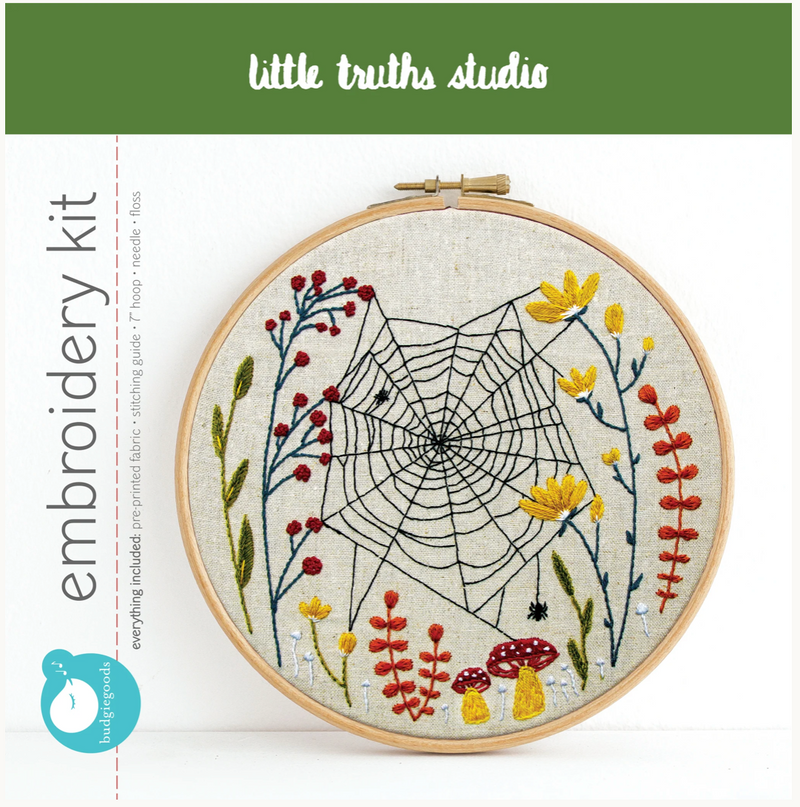 Woven Embroidery Kit by Little Truths Studio from BudgieGoods