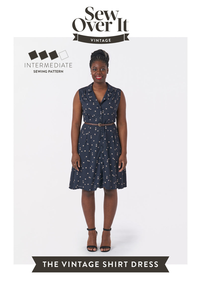 Vintage Shirt Dress Pattern from Sew Over It