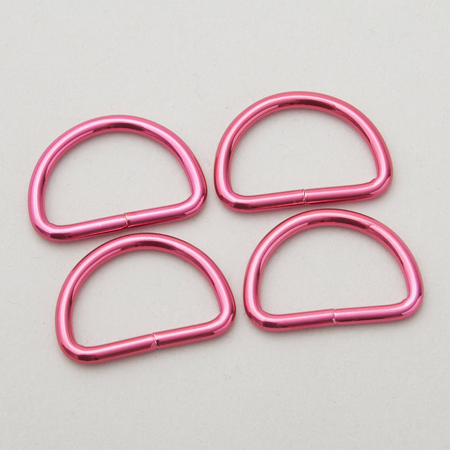 Set of 4 D-Rings Tula Pink for Sallie Tomato various sizes