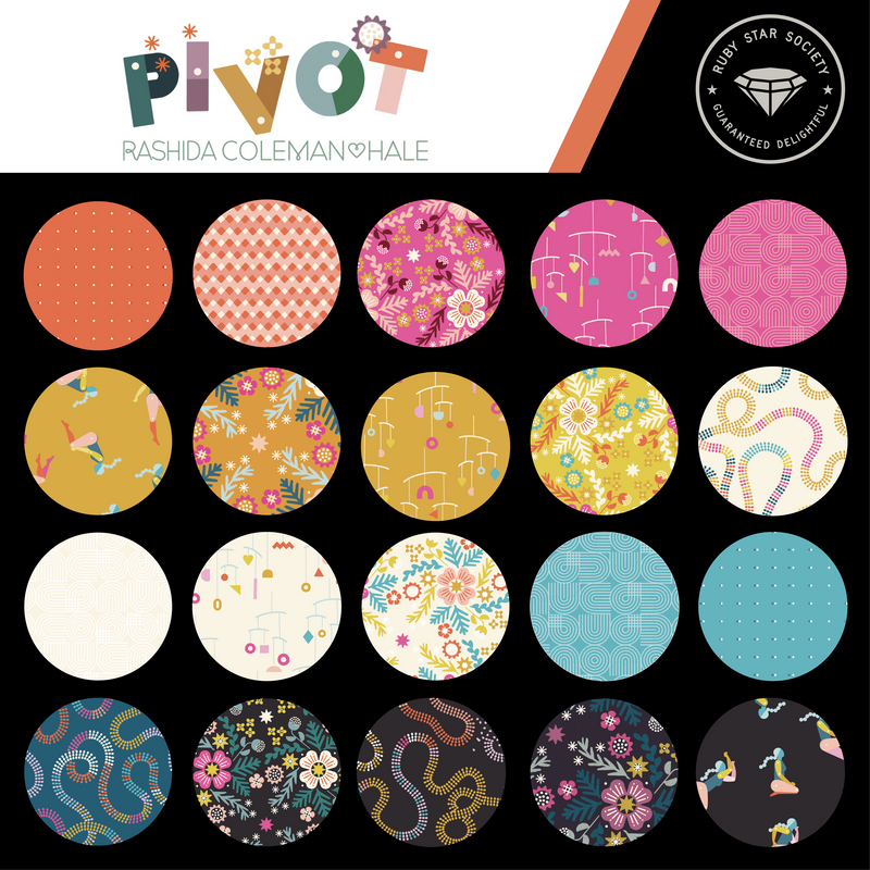 5" Charm Pack of Pivot by Rashida Coleman-Hale for Ruby Star Society