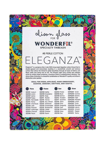 Alison Glass for Wonderfil Perle Cotton thread - SUN