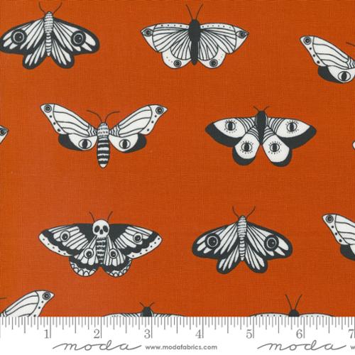 PUMPKIN Mystic Moth from Noir by Alli K Design, Moda