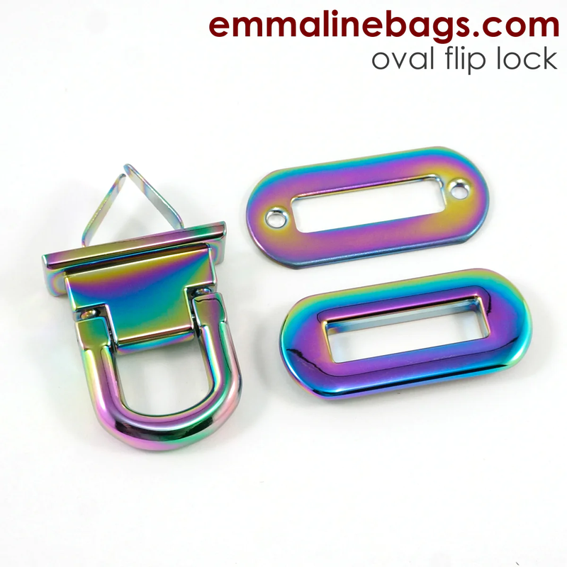Oval Flip Lock from Emmaline Bags