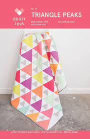 Triangle Peaks by Emily Dennis of Quilty Love