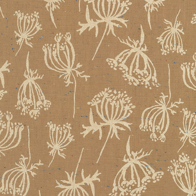 MOCHA Blooming Thistle, Riverbend from Anna Graham on Essex Linen/Cotton