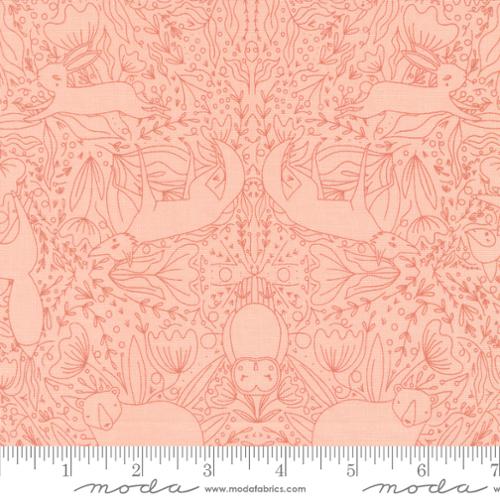 BLUSH, Frolic from Woodland Wonder by Gingiber, Moda Fabrics