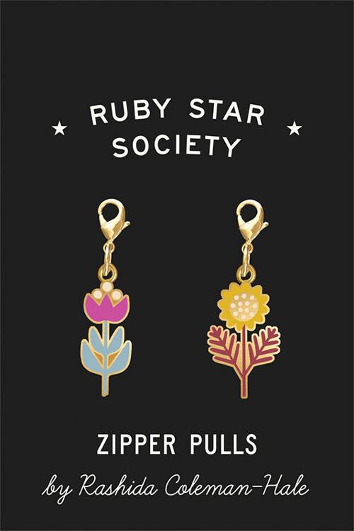 Rashida Zipper Pulls 2ct from Rashida Coleman-Hale for Ruby Star Society
